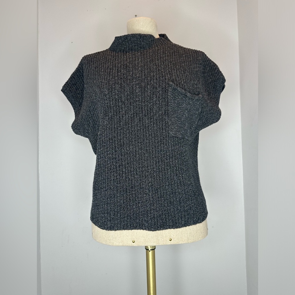 Free People Freya Sweater 
Charcoal Turtleneck Sweater
